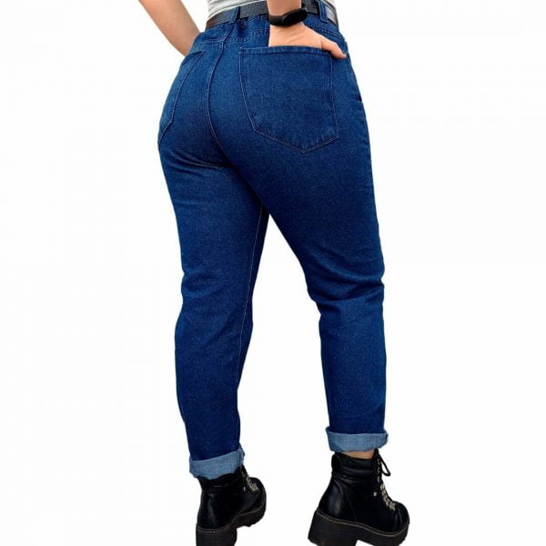 Alternative view of Pantalón Jeans Mom Azul