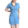 vestido de jean de mujer corto verano