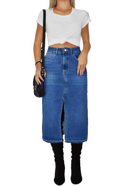 Pollera Midi Larga