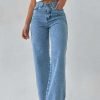 Jean Wide Leg Azul Claro