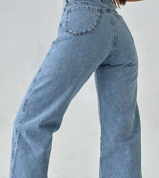 Alternative view of Jean Wide Leg Azul Claro