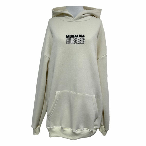 Alternative view of Hoodie Oversize Mona Lisa