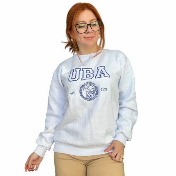 buzo UBA campera Bordado