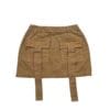 pollera cargo beige