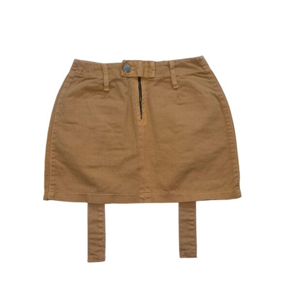 pollera cargo beige