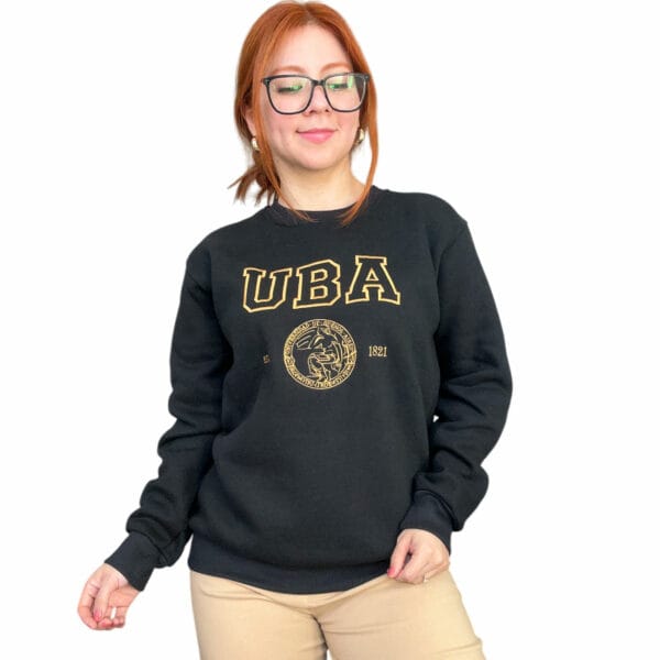 buzo oversize de mujer y hombre unisex invierno frizado bordado de la uba la plata unr medicina derecho