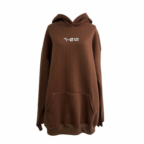 Alternative view of Hoodie Oversize Tribal Chocolate
