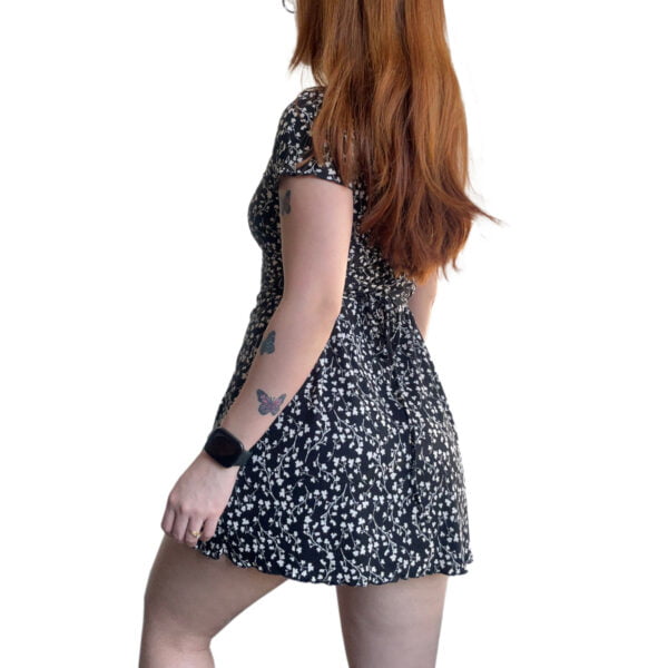 Alternative view of Vestido Efecto Corset Negro