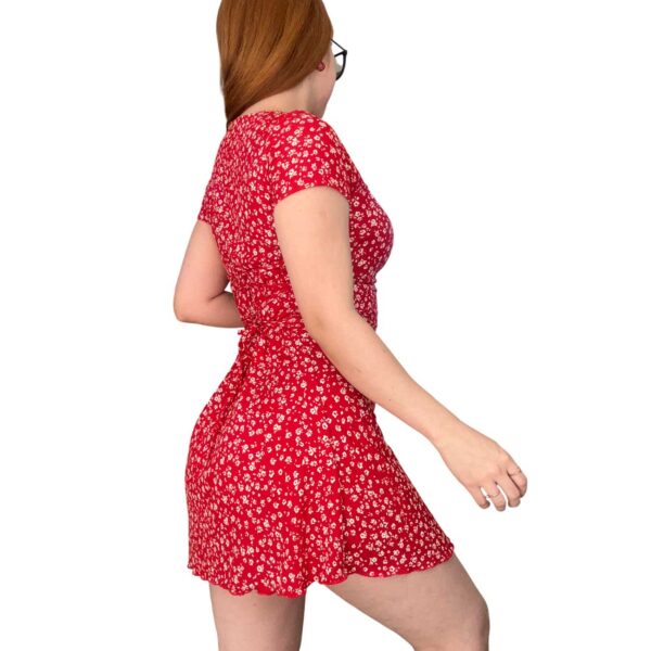 vestido rojo verano, corset, vestido de mujer, vestidos coquette cortos, vestido importado, shein, ropas shein.