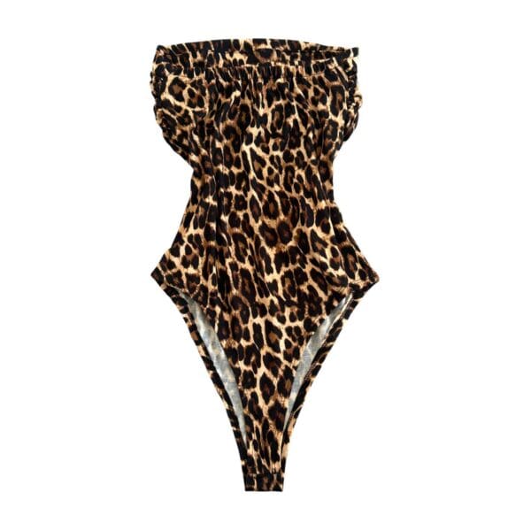 Alternative view of Body Animal Print Leopardo Strapless Elastizado
