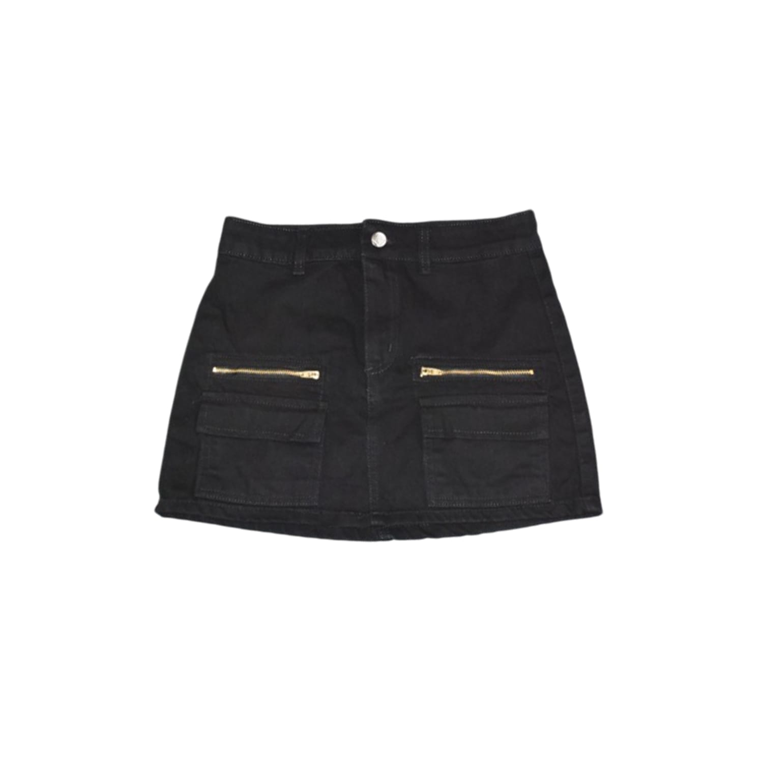 Pollera Mini Cargo Negra Malefica