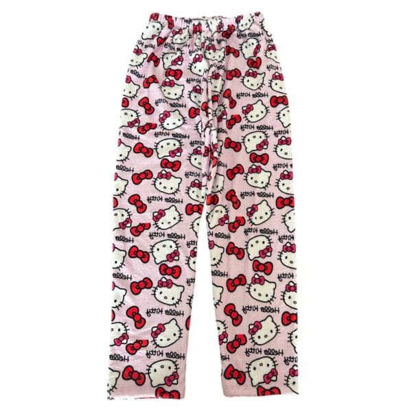 Pantalón Polar Soft Coquette Rosa Claro Hello Kitty mujer