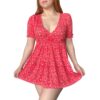Vestido Rojo con short Midnight de mujer verano primavera argentina moda