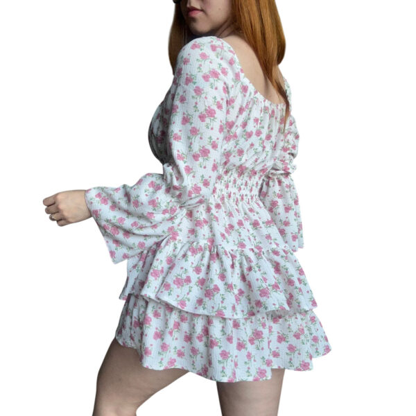 Alternative view of Vestido Doble Volado Manga Larga Lili