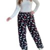 Pantalón Polar Negro Cinnamoroll, Melody y Hello Kitty